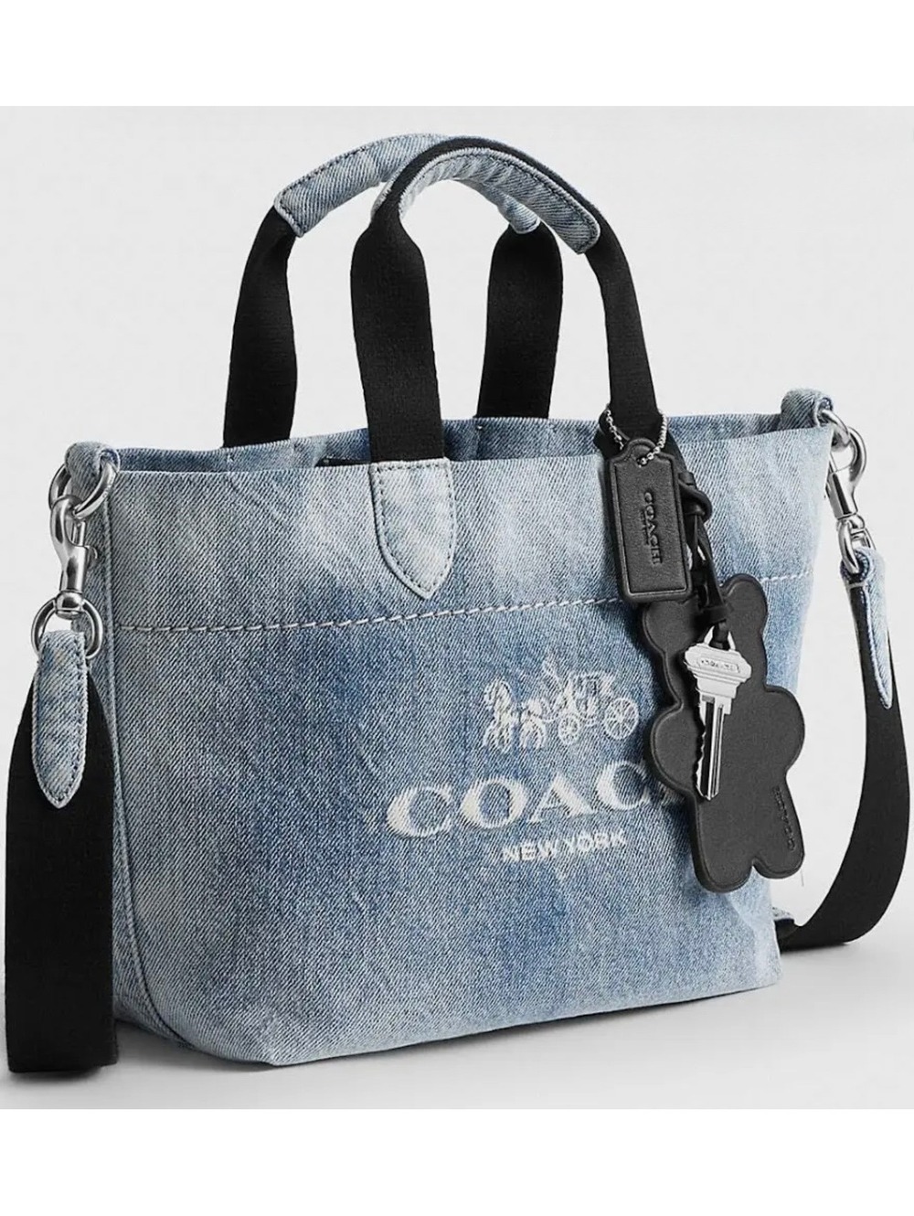 Coach Mini Loved Denim Tour Tote Like New